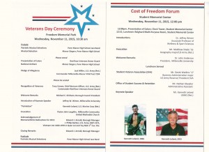 Program for Morning and Luncheon events.